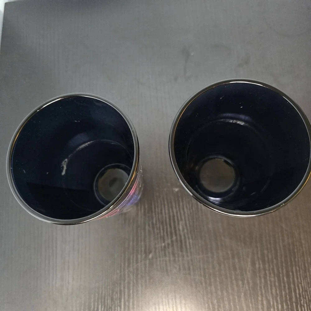 Vintage‎ Nightmare Before Christmas Cups Set 2 Walgreens Holo Jack Skellington - Picture 3 of 8